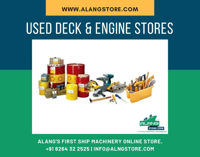 Deck & Engine Stores Ship machinery - Alang Store