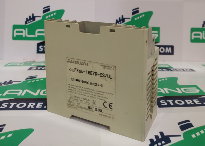 MITSUBISHI  FX2N -16EYR-ES/UL OUTPUT UNIT MODULE 