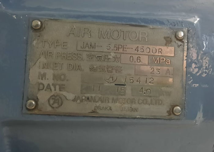 JAPAN AIR MOTOR.CO.LTD JAM-5PE-300DR  Air Motor