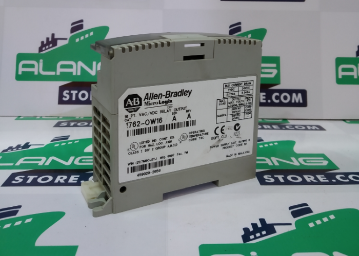 ALLEN-BRADLEY  1762-OW16 SER-A REV-A A REV A  OUTPUT RELAY