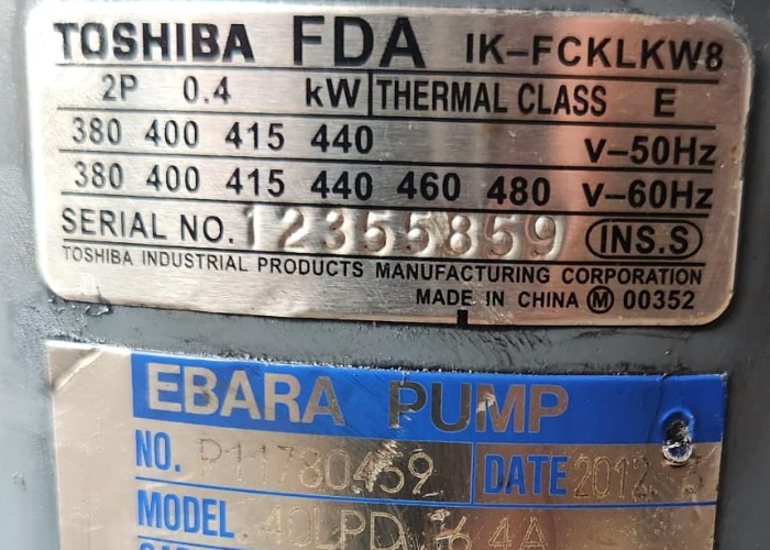 EBARA 40LPD 6.4A  Centrifugal Pumps