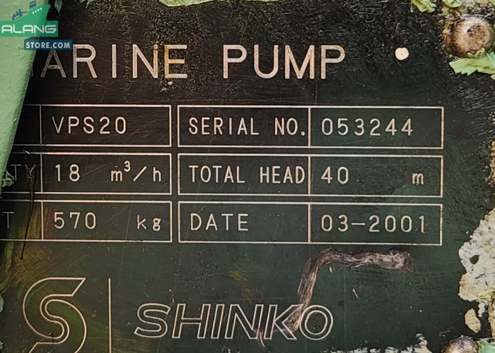 Shinko VPS 20  Centrifugal Pumps