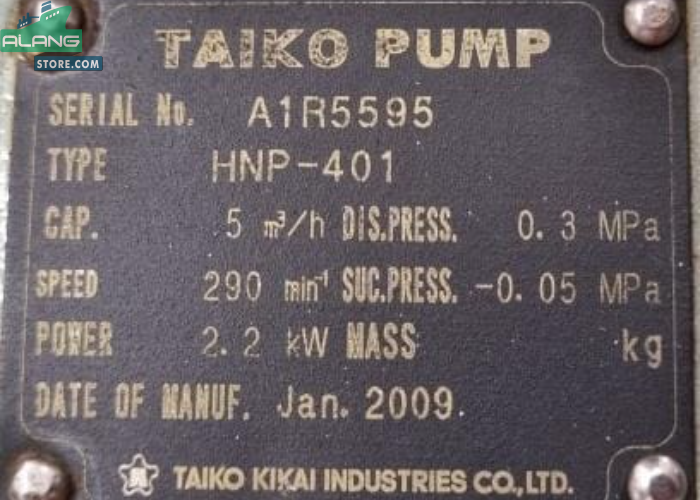 TAIKO HNP- 401  SCREW PUMPS