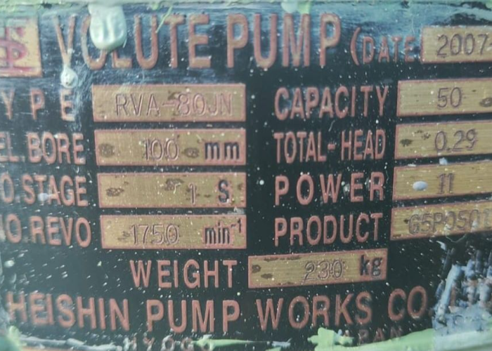 HEISHIN RVA80JN  Centrifugal Pumps