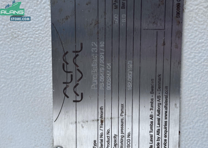 ALFA LAVAL 9034553 80 CONTROL CABINET BALLAST WATER TREATMENT SYSTEM