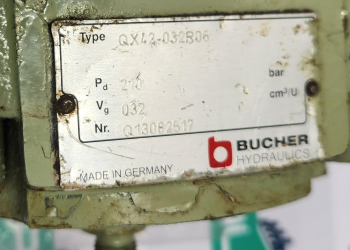 BUCHER HYDRAULICS QX42-032R06  INTERNAL GEAR PUMP