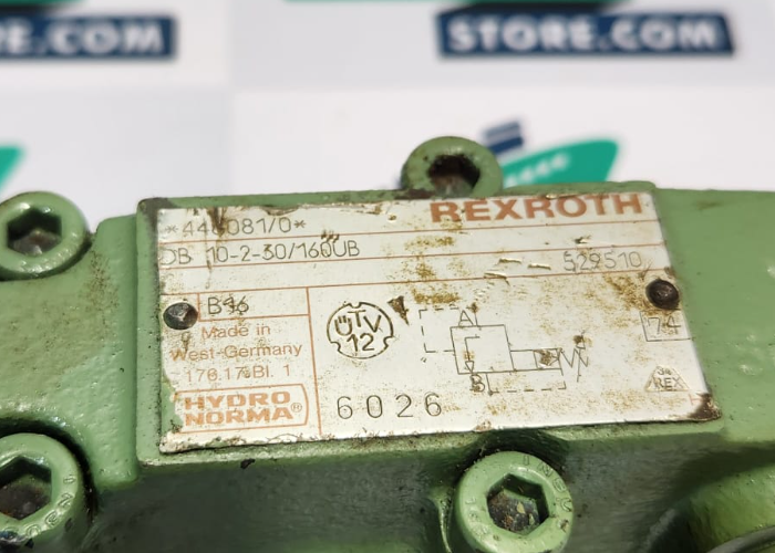 REXROTH DB10-2-30/160UB DRUCKBEGRENZUNGSVENTIL PRESSURE RELIEF VALVE