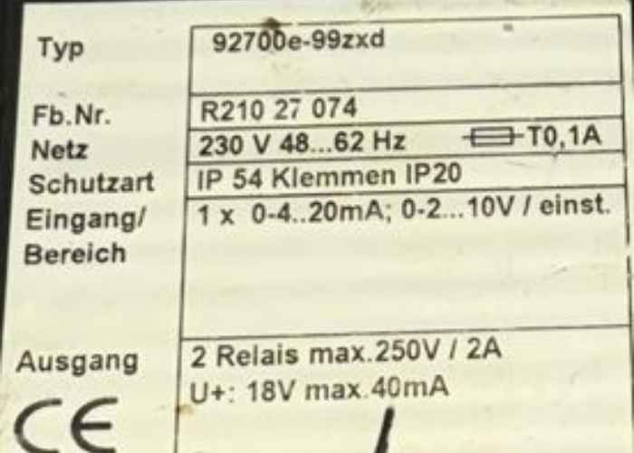 KFM 92700e-99zxd  COMPACT CONTROLLER