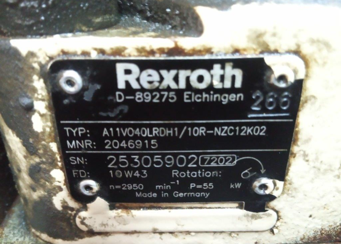 REXROTH A11V040LRDH1/10R-NZC12K02 D-89275 Elchingen Piston Pumps