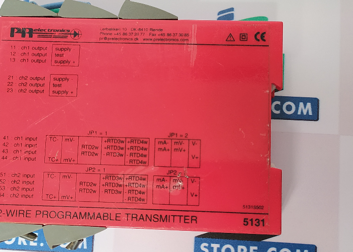 PR ELECTRONICS 5131 2-WIRE  PROGRAMMABLE TRANSMITTER - Alangstore