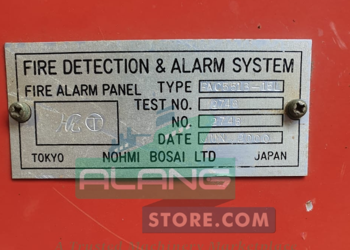 NOHMI BOSAI  FAC551B-15L  FIRE ALARM PANEL