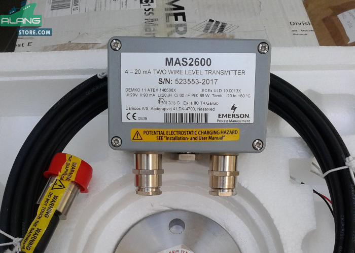 Emerson MAS 2600 Transducer And Amplifier ENGINE CONTROL AND ALARM SYSTEM - Alangstore